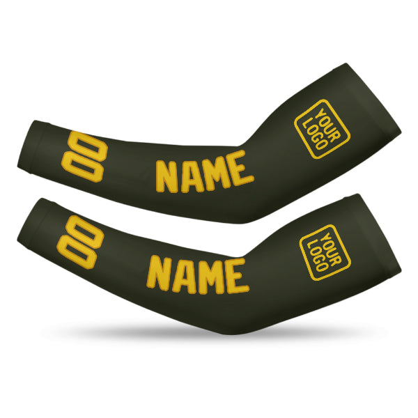 Maßgeschneidertes Dunkles Oliv Gold Armschutz
