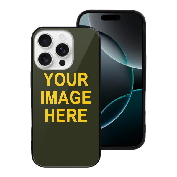 Custodia per telefono personalizzata color oro oliva scuro