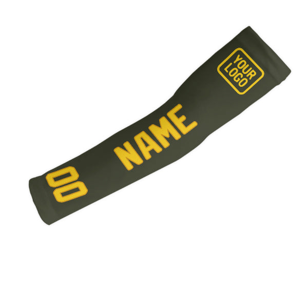 Maßgeschneidertes Dunkles Oliv Gold Armschutz