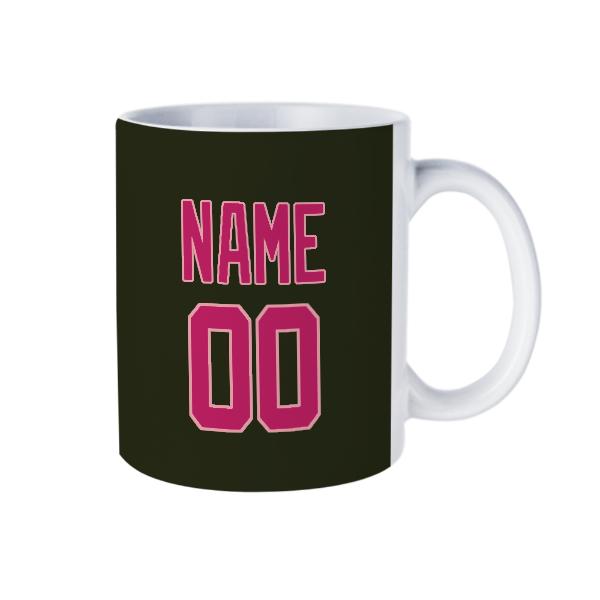 Tazza personalizzata rosa oliva scuro