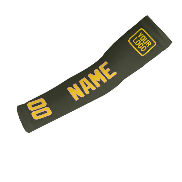 Maßgeschneidertes Dunkles Oliv Gold Armschutz