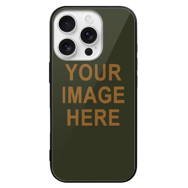 Custodia per telefono personalizzata color cachi oliva scuro