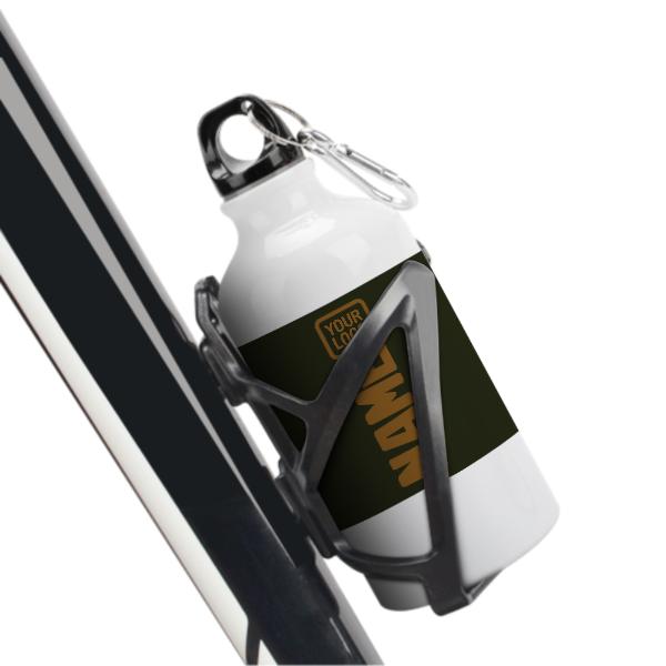 Maßgeschneidertes Dunkles Oliv Khaki Sportflasche