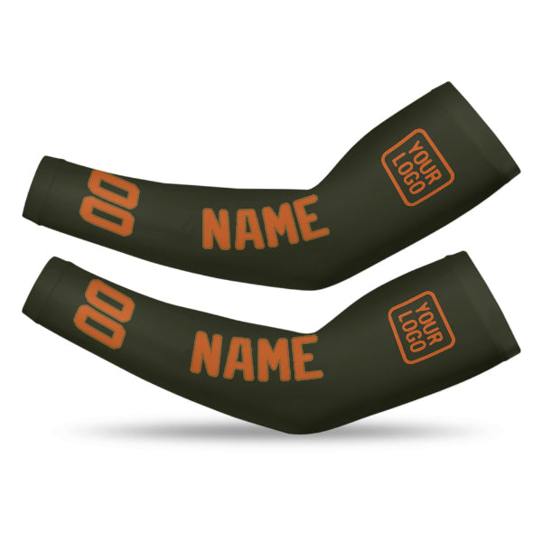 Maßgeschneidertes Dunkles Oliv Orange Armschutz
