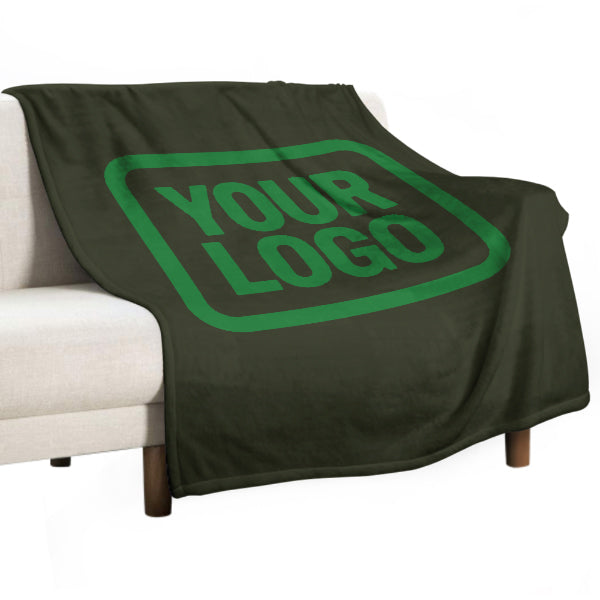 Coperta verde smeraldo oliva scuro su misura