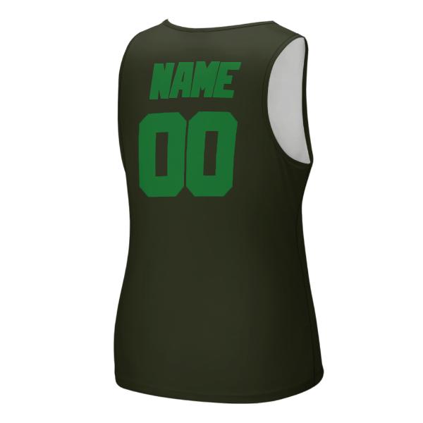 Maßgeschneidertes Dunkles Oliv Smaragdgrün Herren Tanktop
