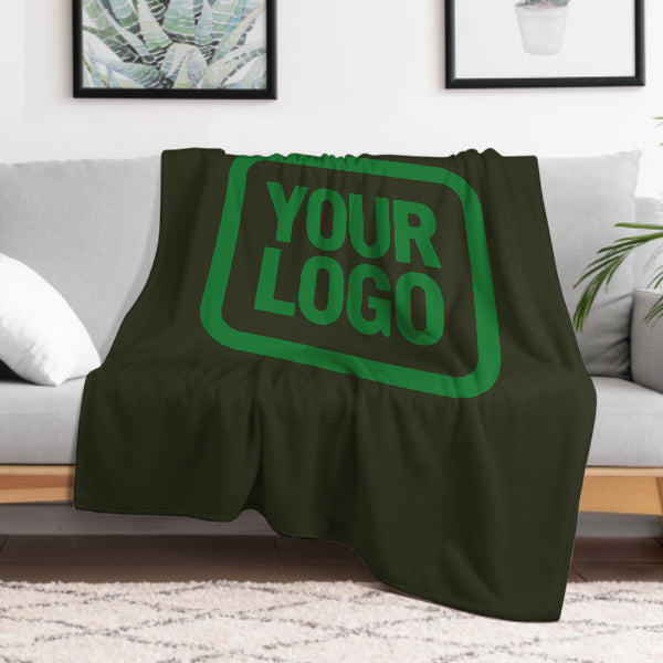 Coperta verde smeraldo oliva scuro su misura