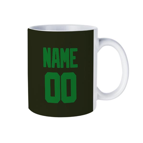Tazza personalizzata verde oliva scuro smeraldo