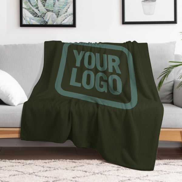 Coperta verde oliva scuro su misura