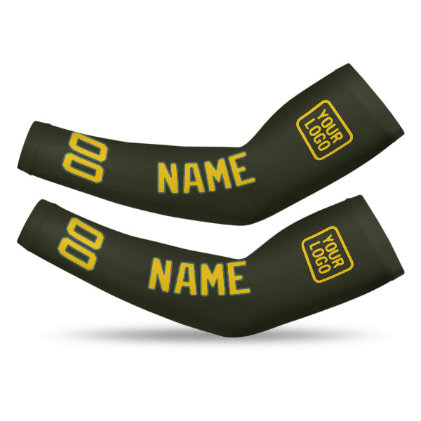 Maßgeschneidertes Dunkles Oliv Gold Armschutz