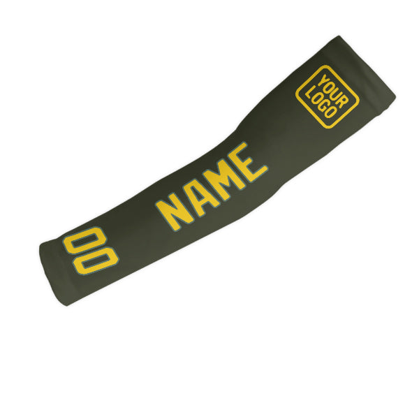 Maßgeschneidertes Dunkles Oliv Gold Armschutz
