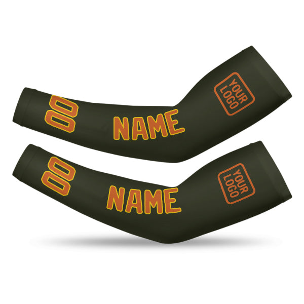 Maßgeschneidertes Dunkles Oliv Orange Armschutz