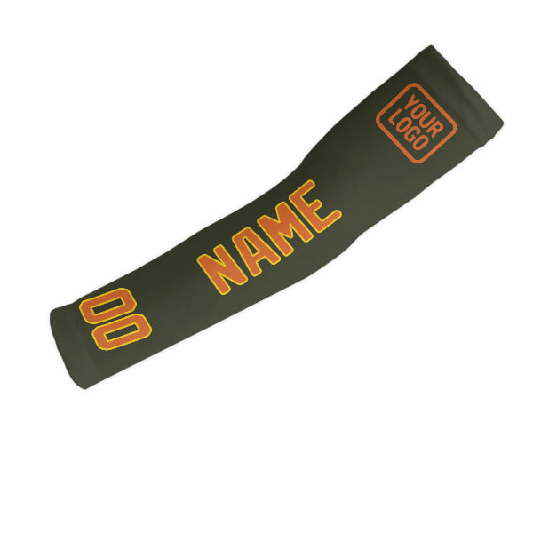Maßgeschneidertes Dunkles Oliv Orange Armschutz