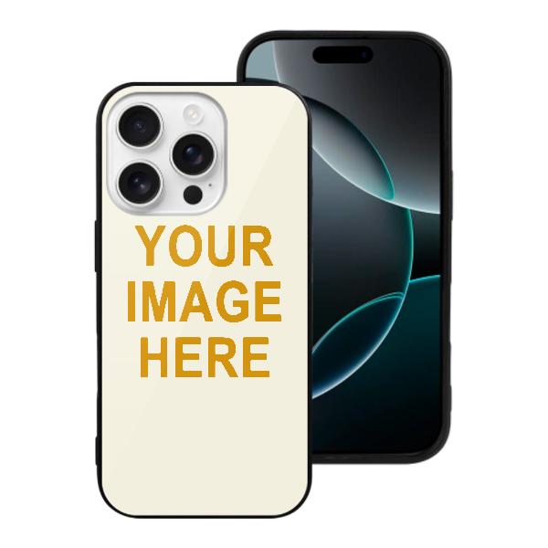 Custodia per telefono beige gialla personalizzata