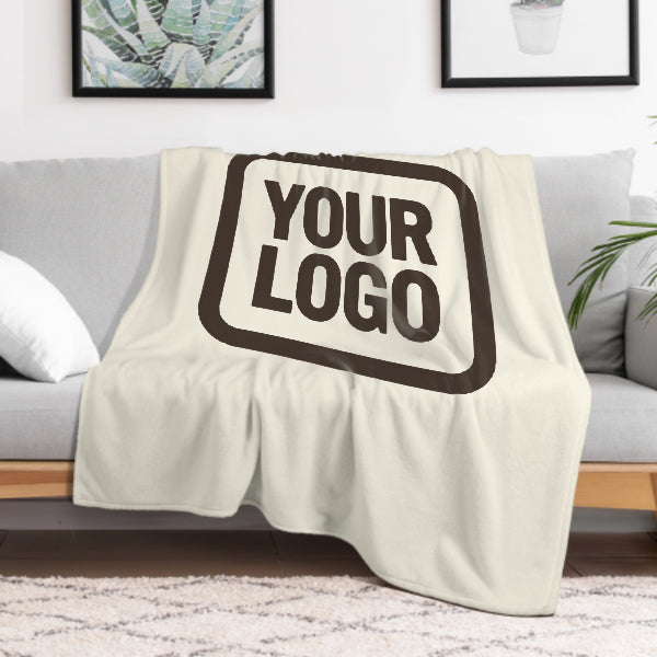 Maßgeschneidertes Beige Braun Decke