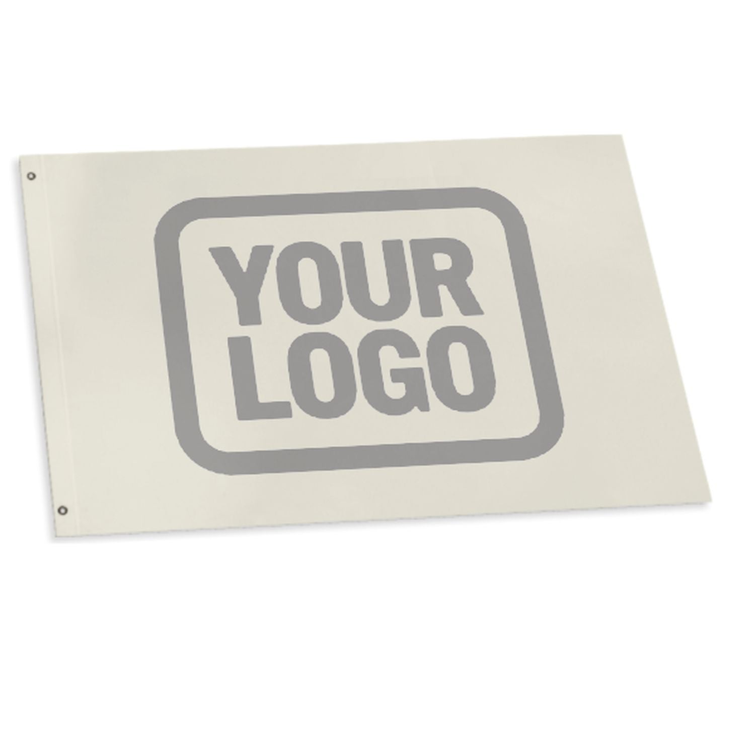 Maßgeschneidertes Beige Grau Flagge