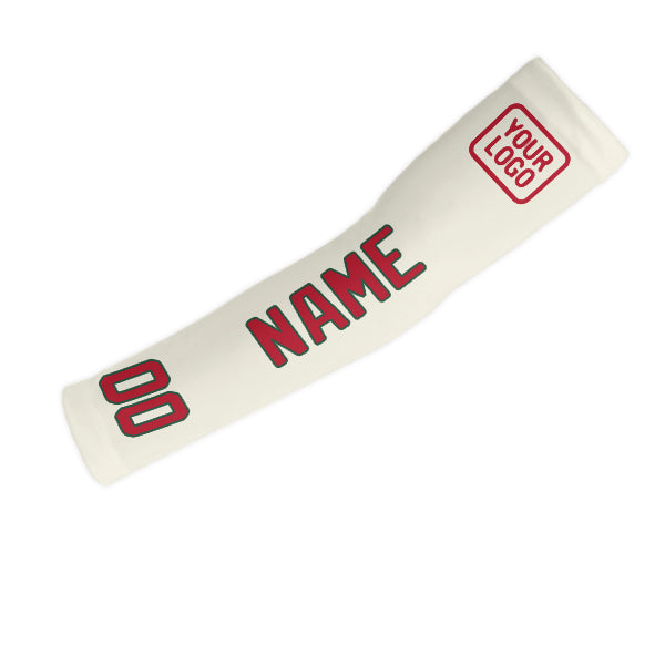 Maßgeschneidertes Beige Rot Armschutz
