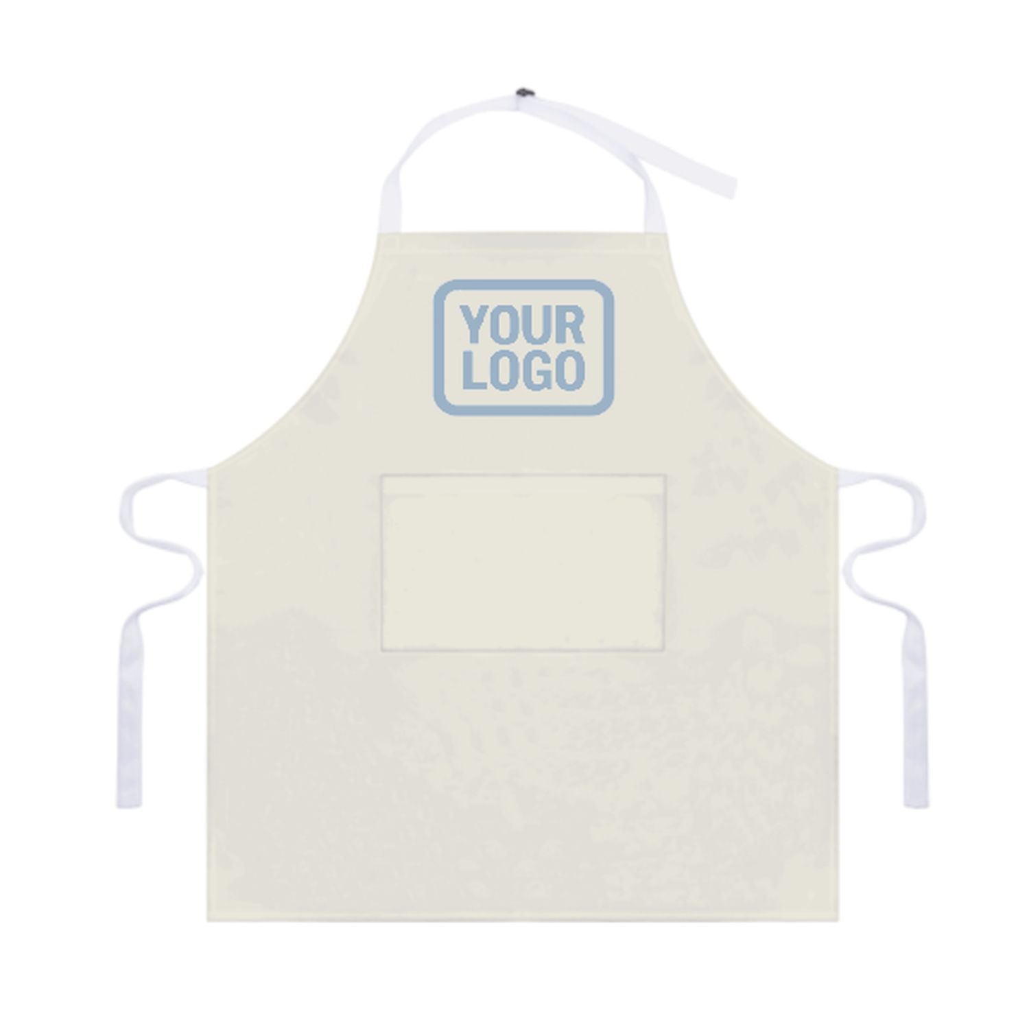 Maßgeschneidertes Beige Hellblau Schürze