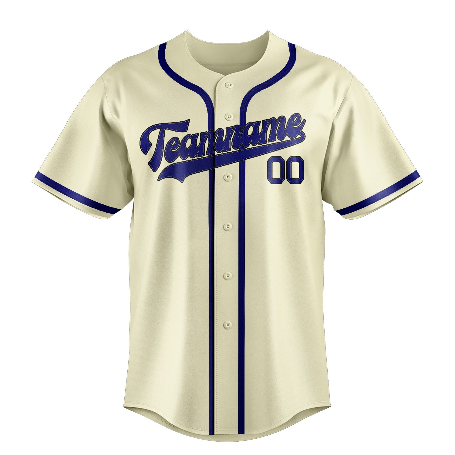 Benutzerdefiniertes Professionelles Beige Himmelblau Baseballtrikot