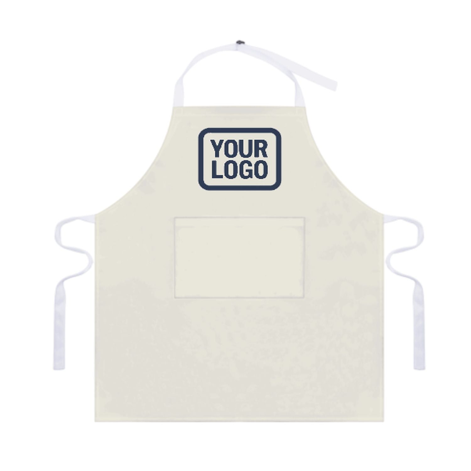 Maßgeschneidertes Beige Marineblau Schürze
