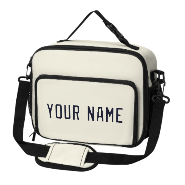 Maßgeschneidertes Beige Navy Lunch-Tasche