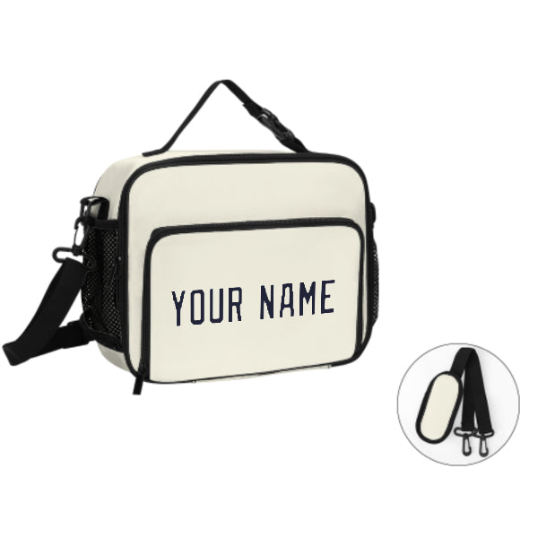 Maßgeschneidertes Beige Navy Lunch-Tasche