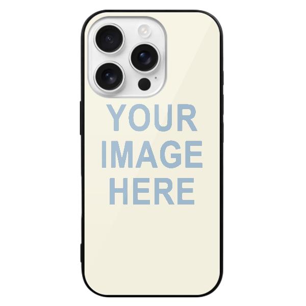 Custodia per telefono personalizzata beige azzurro