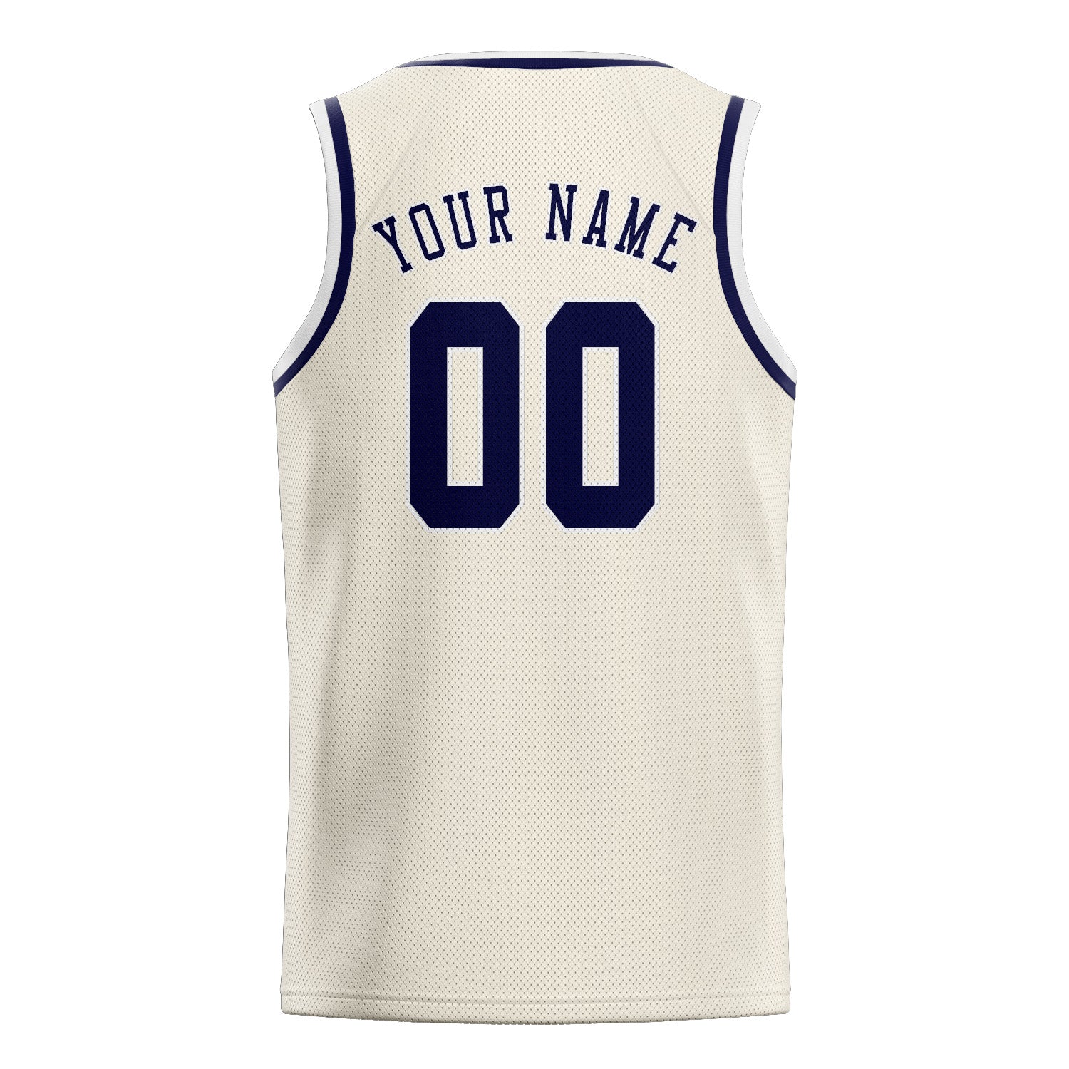 Benutzerdefiniertes Professionelles Beige Stahlblau Basketballtrikot