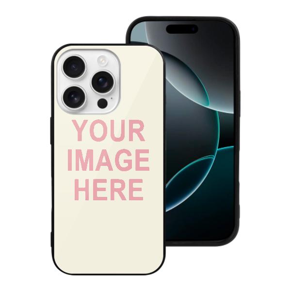 Custodia per telefono beige rosa personalizzata