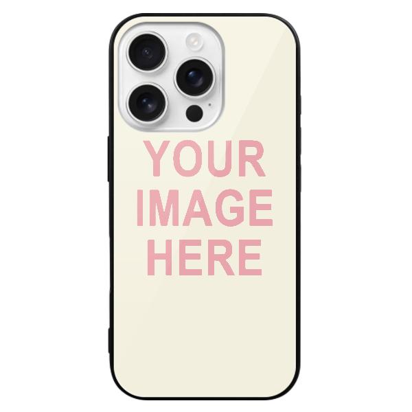 Custodia per telefono beige rosa personalizzata
