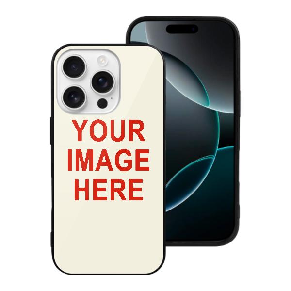 Custodia per telefono personalizzata beige arancione rossa