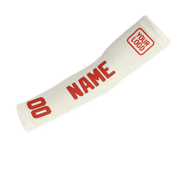 Maßgeschneidertes Beige Orangerot Armschutz