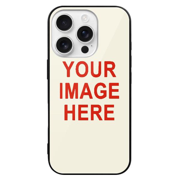 Custodia per telefono personalizzata beige arancione rossa