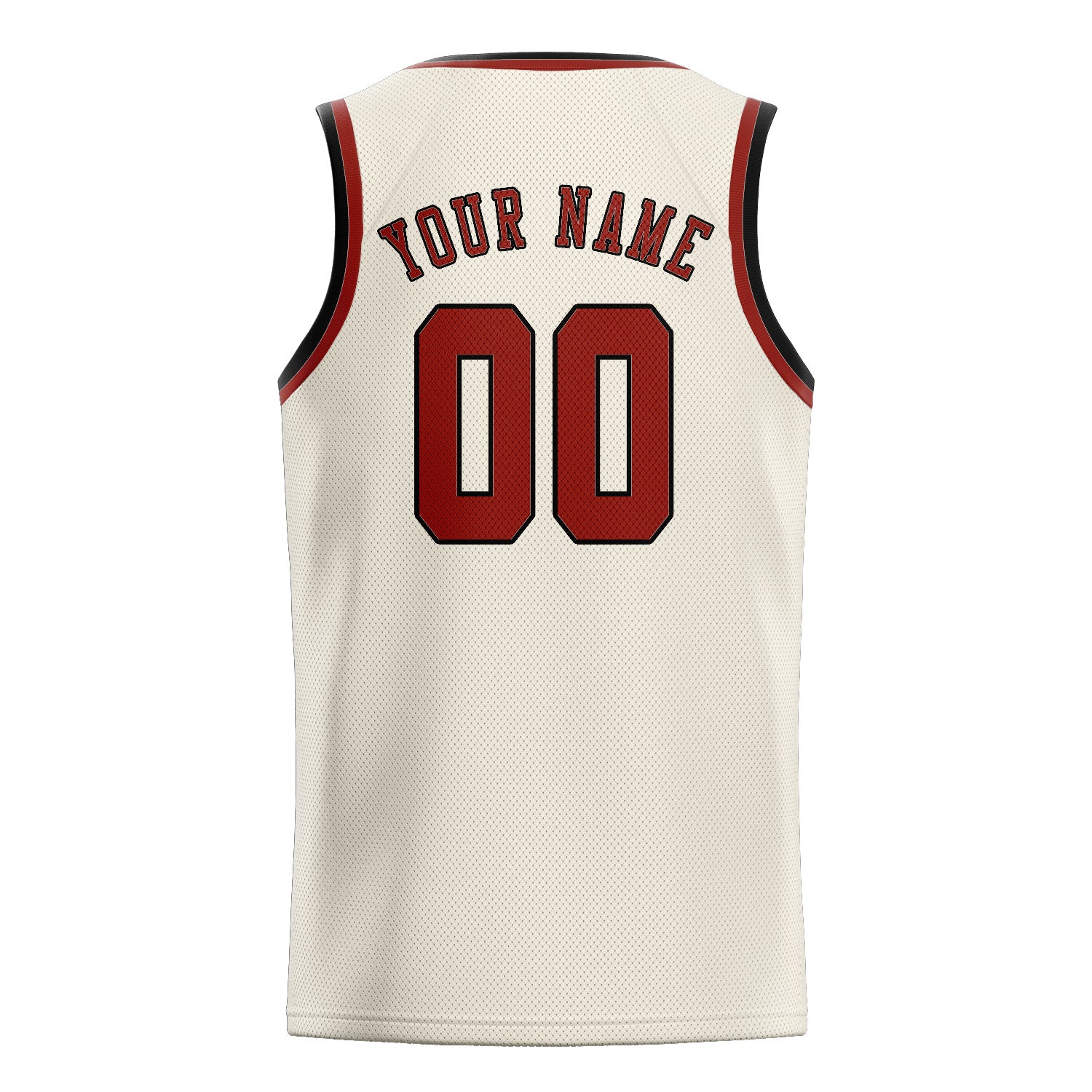 Benutzerdefiniertes Professionelles Beige Korallenrot Basketballtrikot