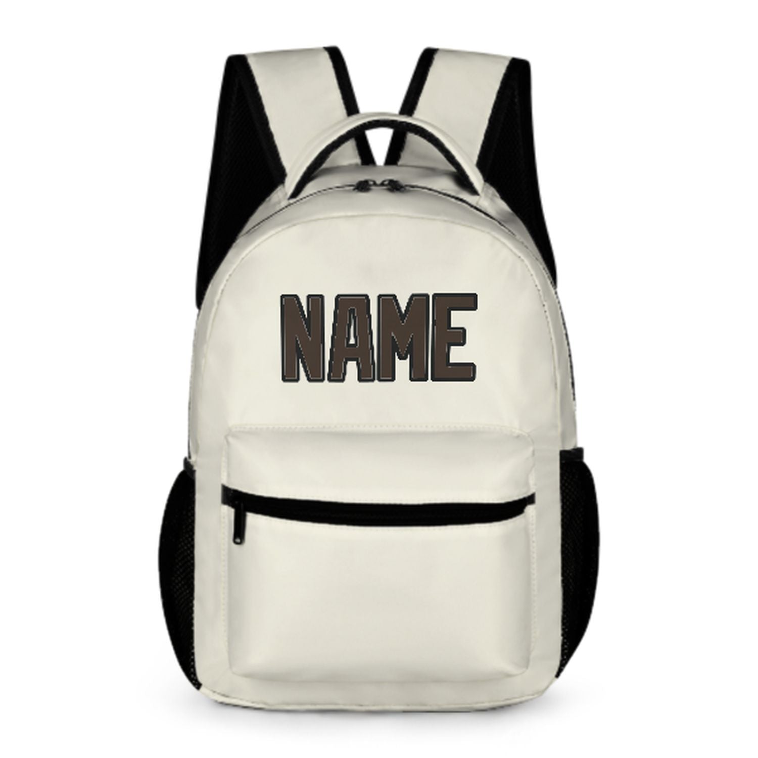 Maßgeschneidertes Beige Braun Kinderrucksack