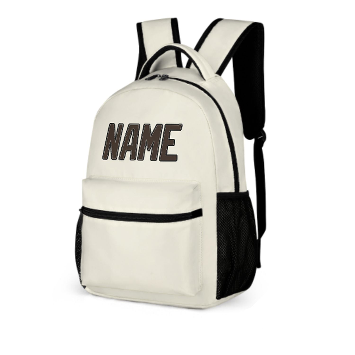 Maßgeschneidertes Beige Braun Kinderrucksack
