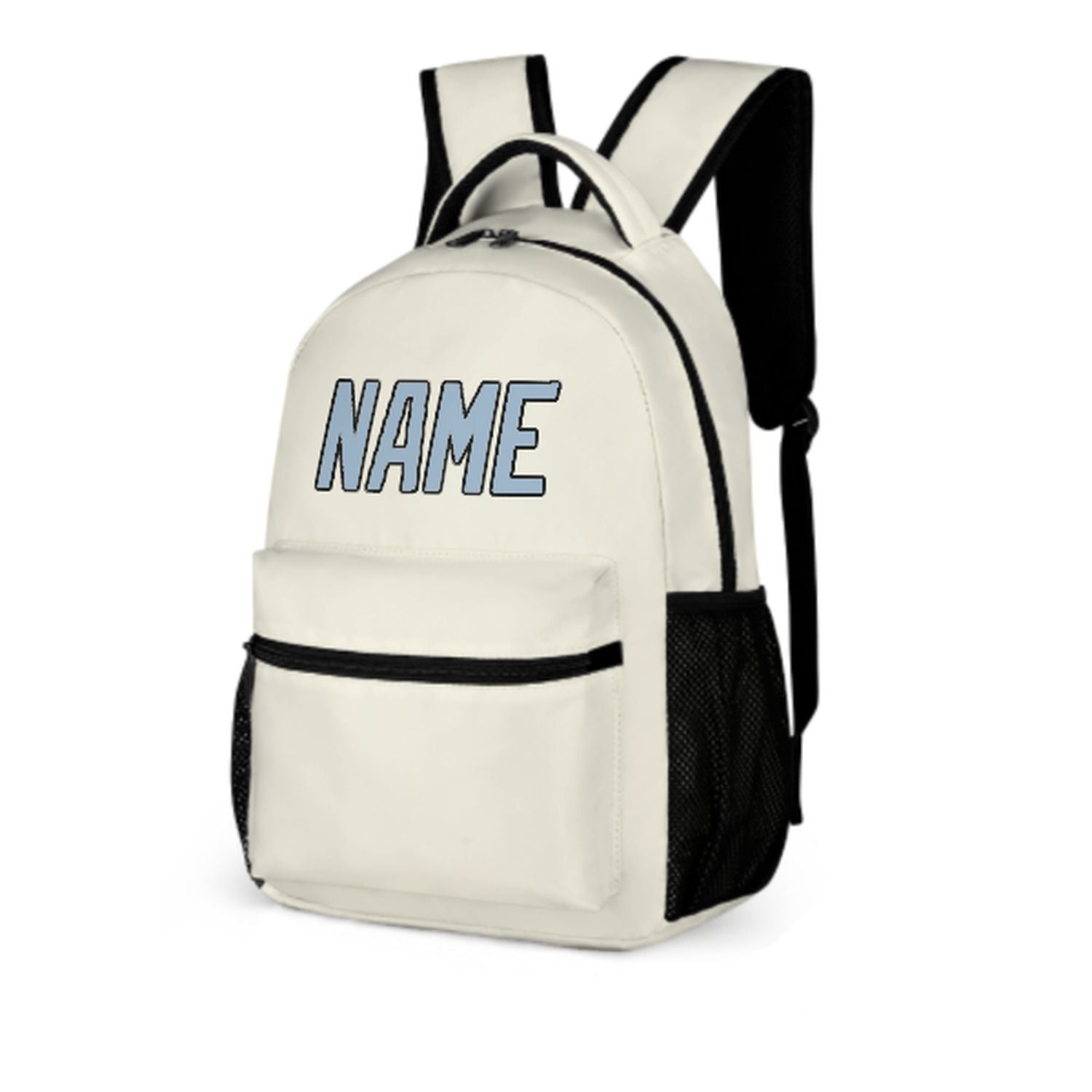 Maßgeschneidertes Beige Hellblau Kinderrucksack