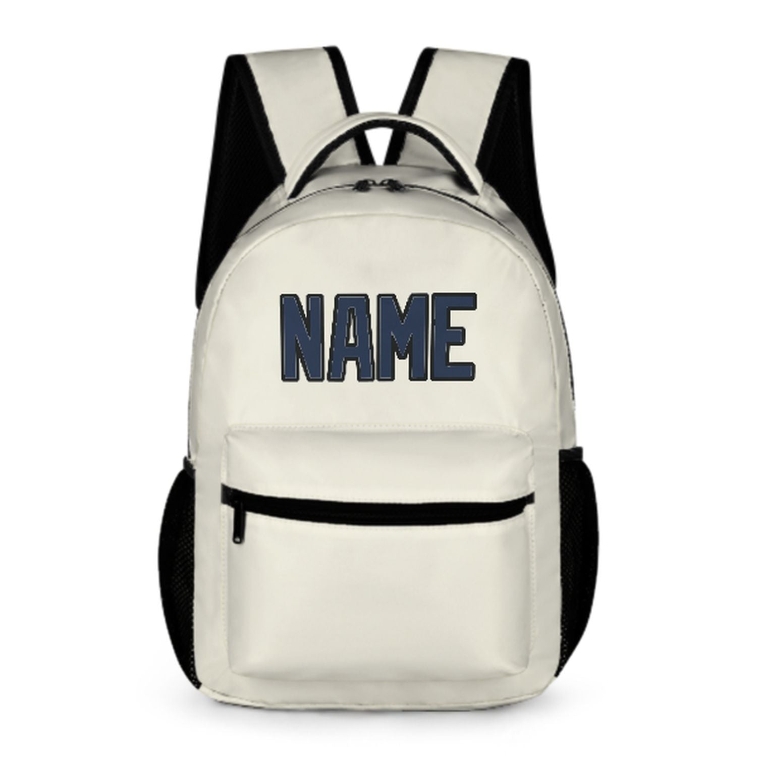 Maßgeschneidertes Beige Marineblau Kinderrucksack