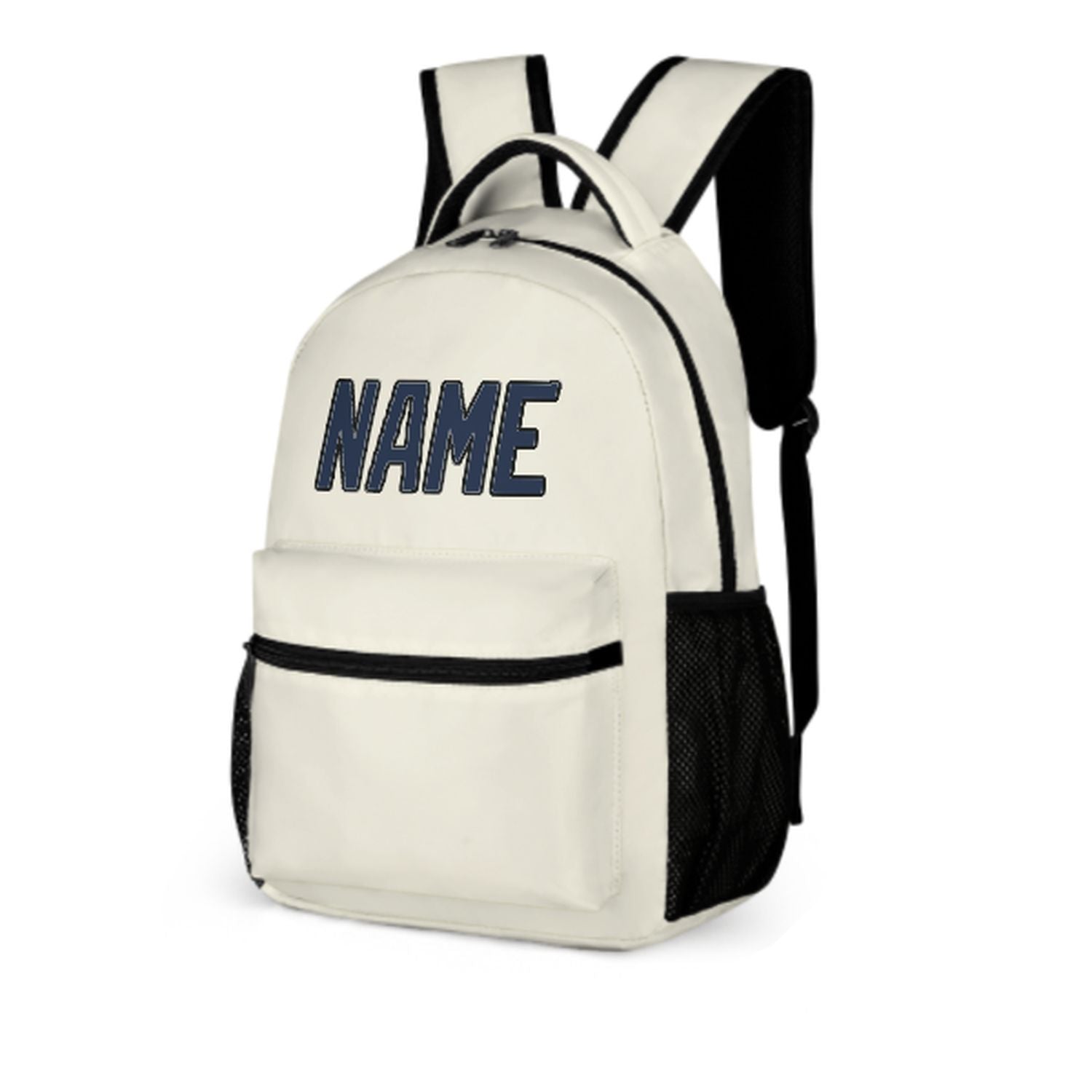 Maßgeschneidertes Beige Marineblau Kinderrucksack