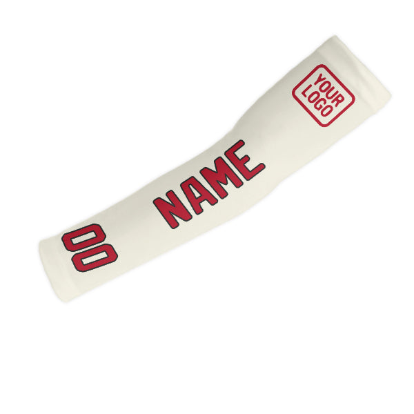Maßgeschneidertes Beige Rot Armschutz