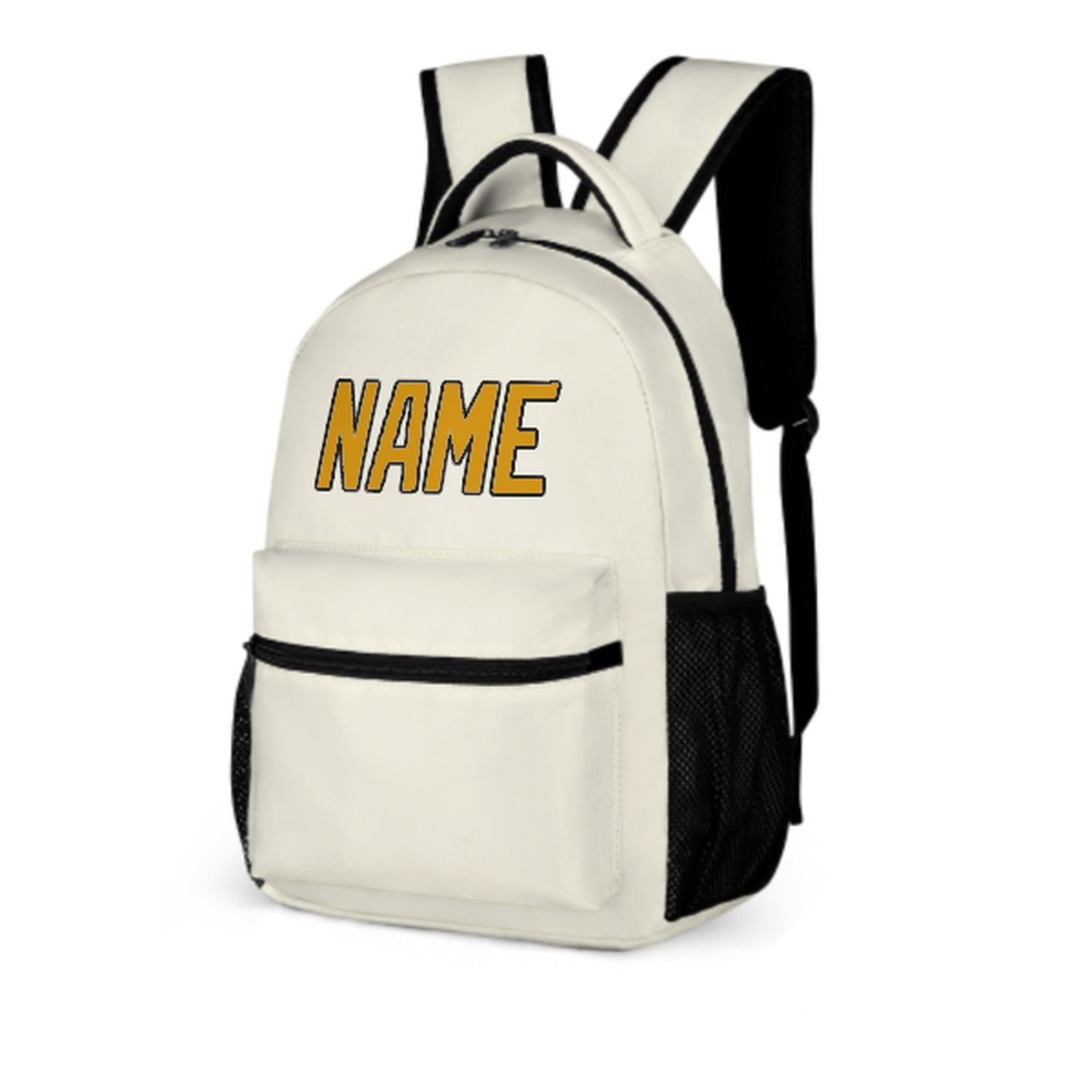 Maßgeschneidertes Beige Gelb Kinderrucksack