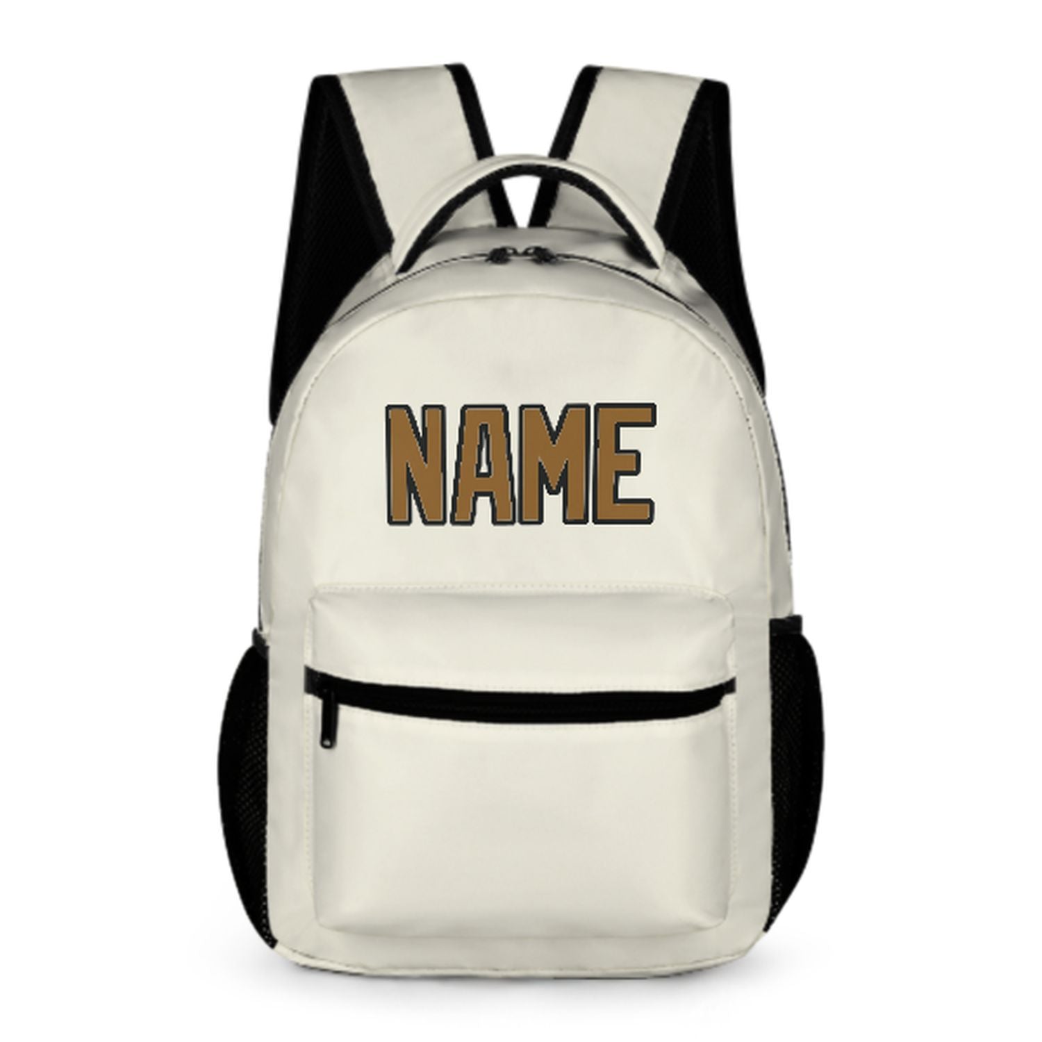 Maßgeschneidertes Beige Khaki Kinderrucksack