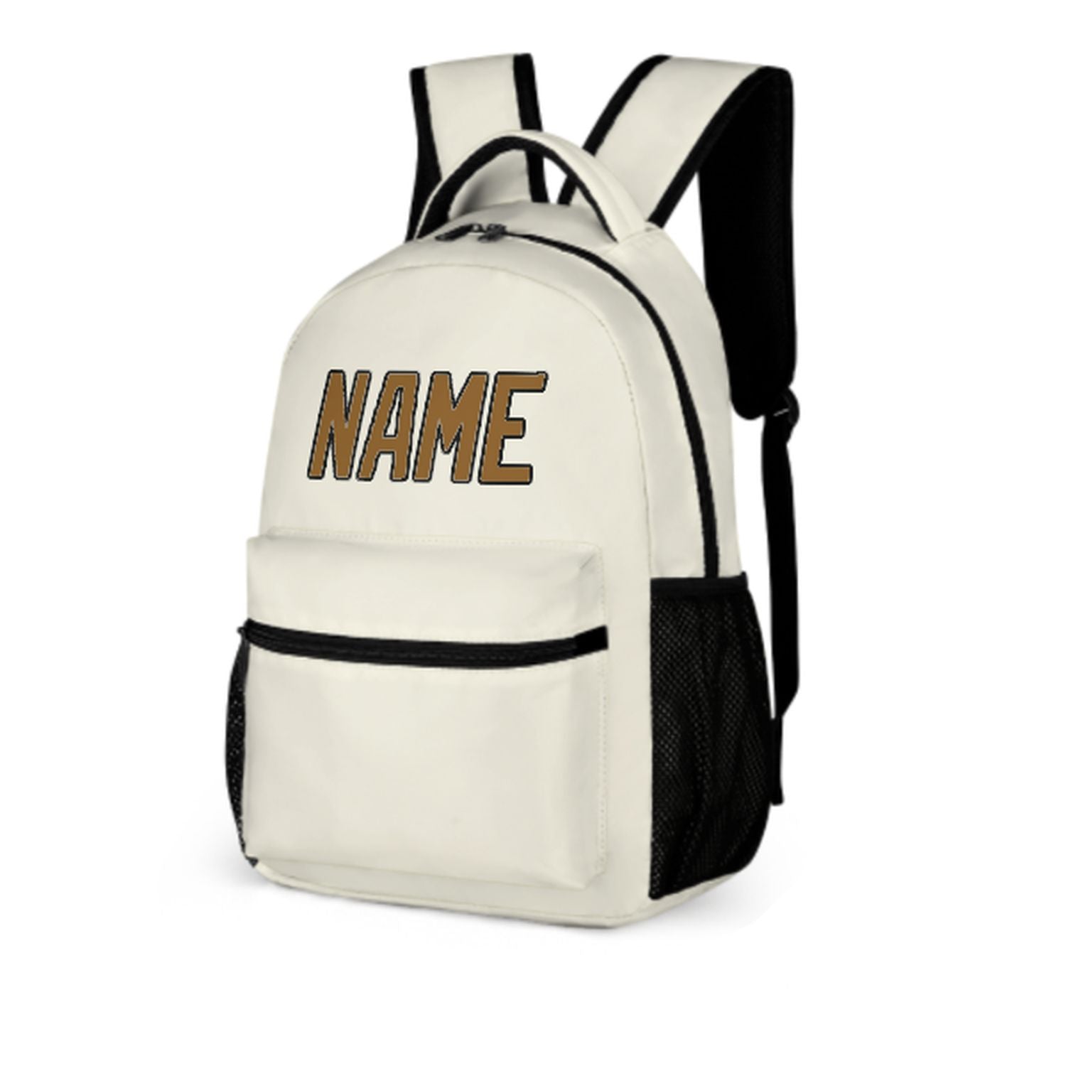 Maßgeschneidertes Beige Khaki Kinderrucksack