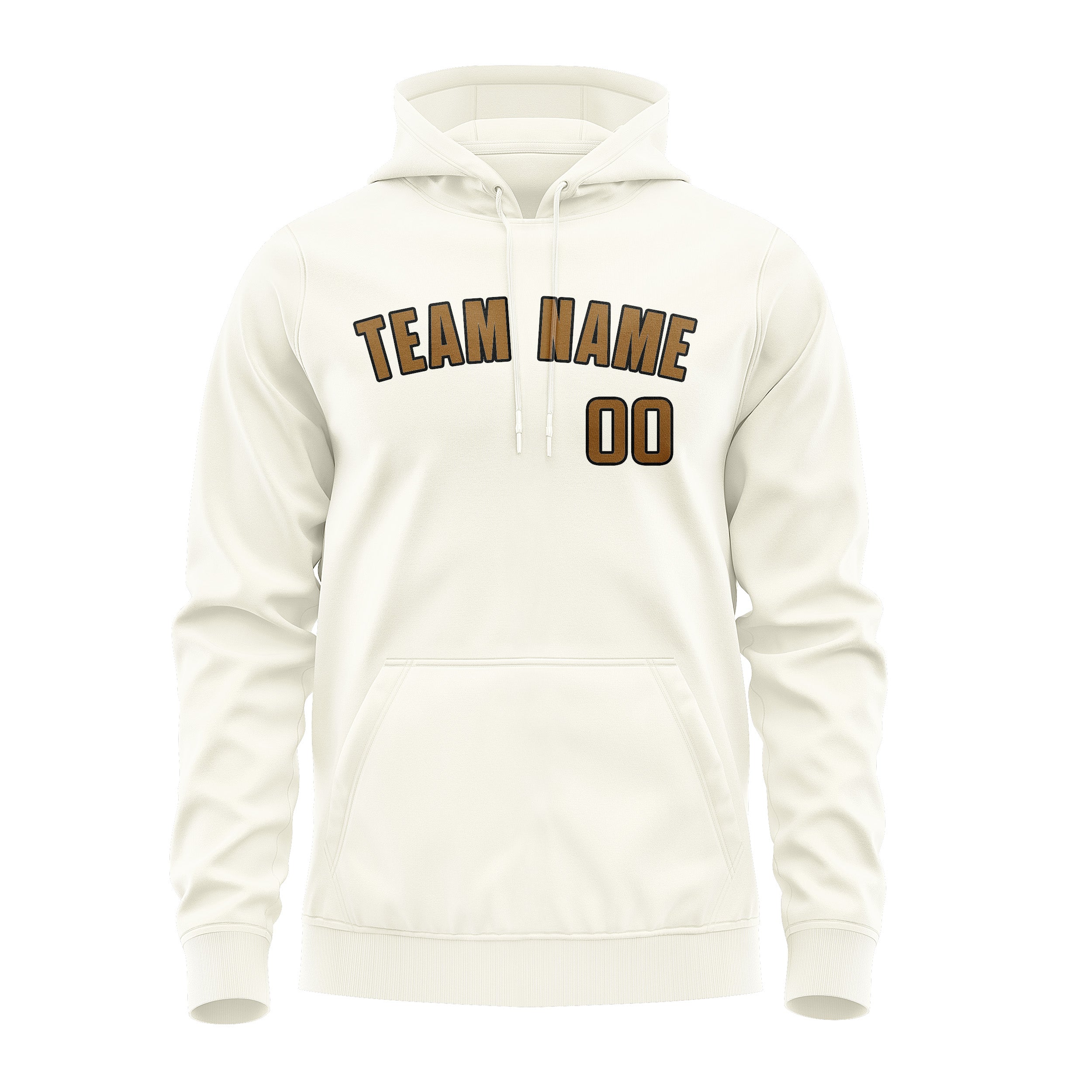 Maßgeschneidertes Beige Khaki Hoodie