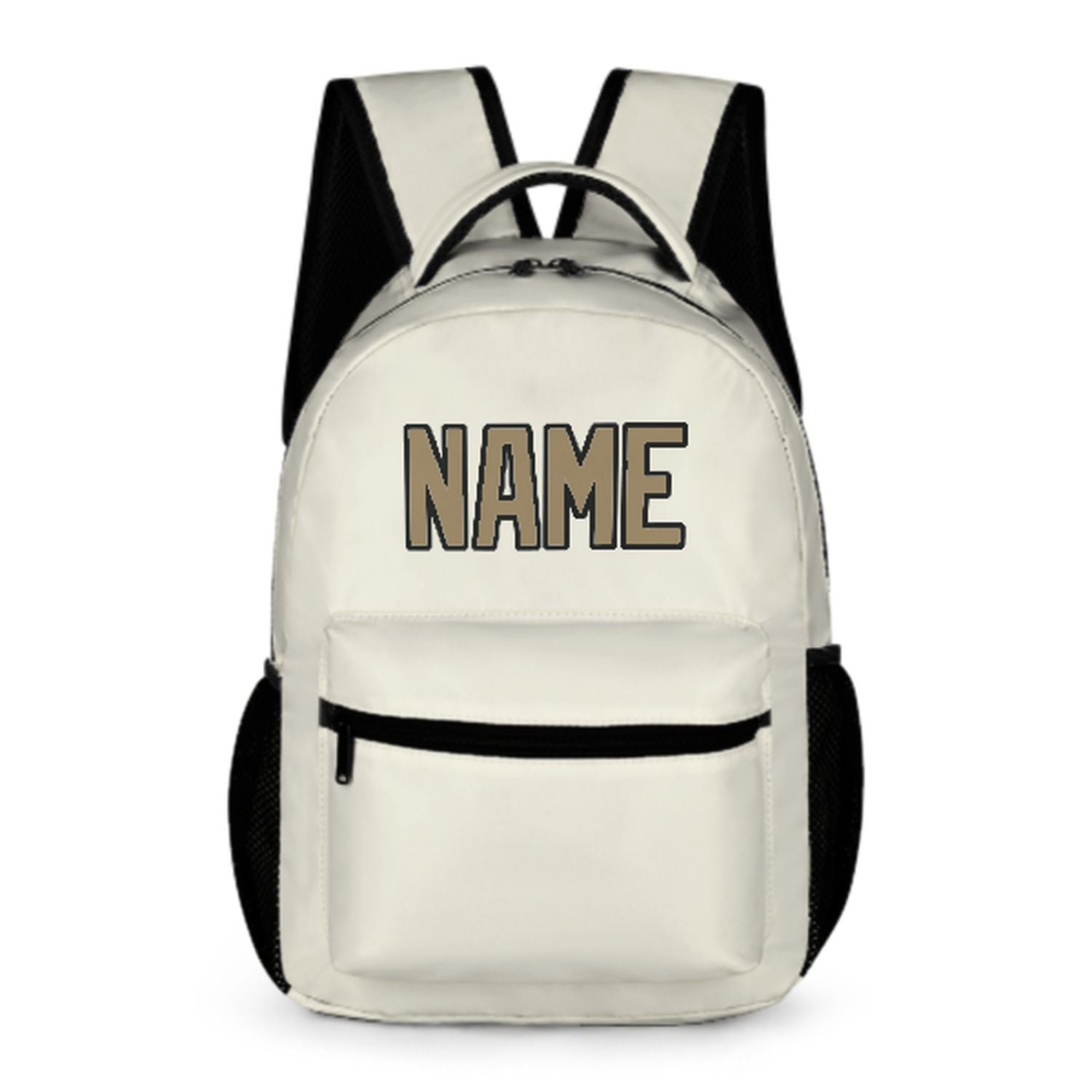 Maßgeschneidertes Beige Hellkhaki Kinderrucksack