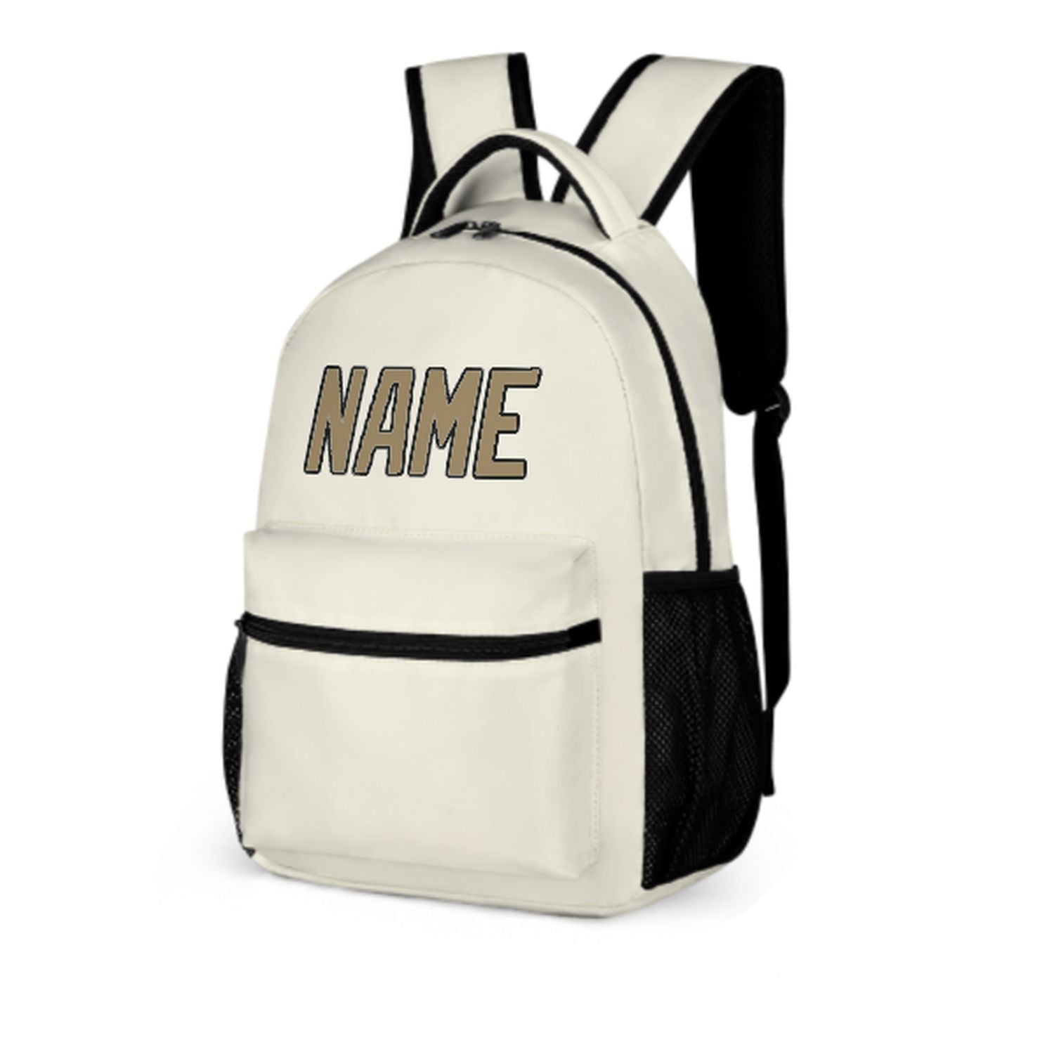 Maßgeschneidertes Beige Hellkhaki Kinderrucksack