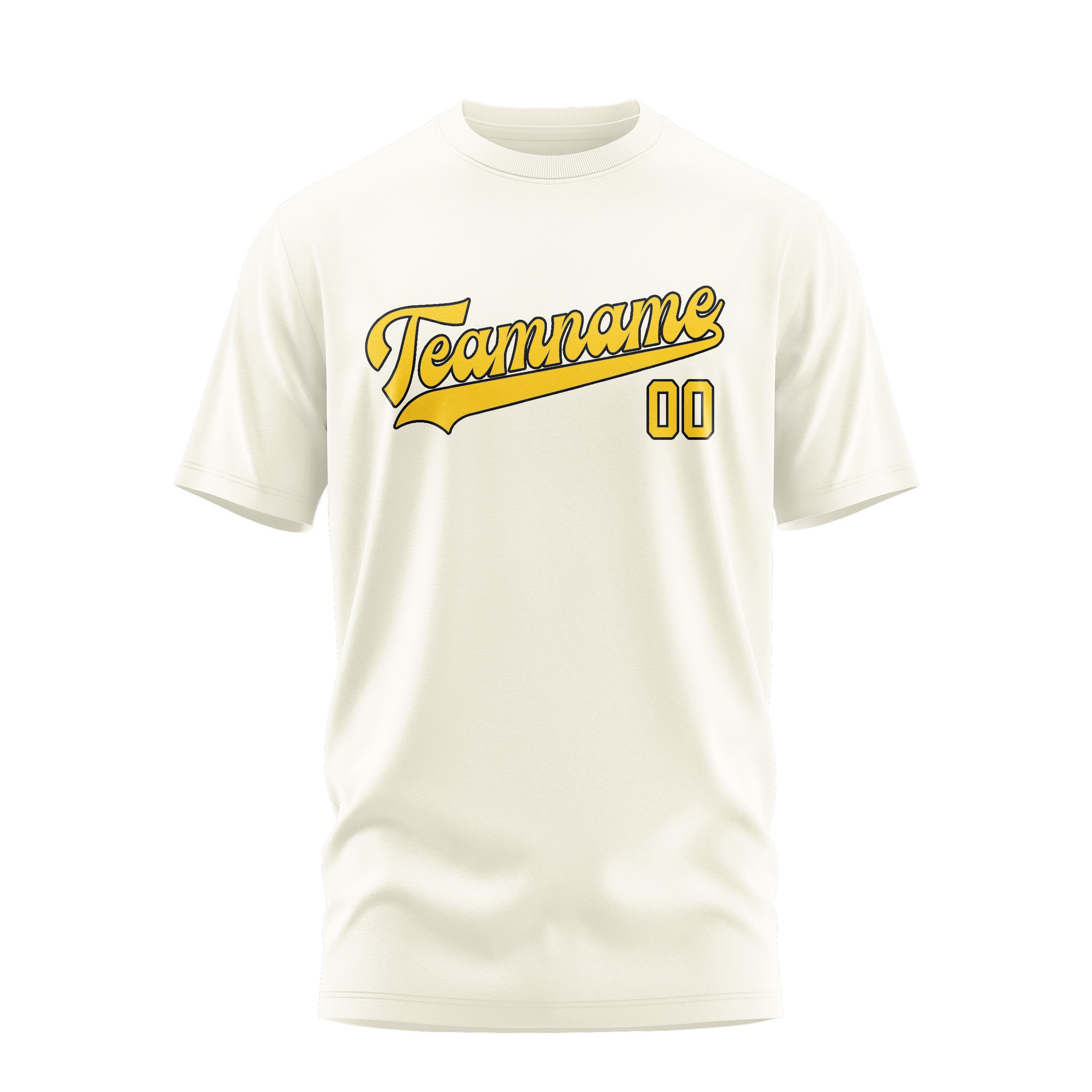 Maßgeschneidertes Beige Gold T-Shirt