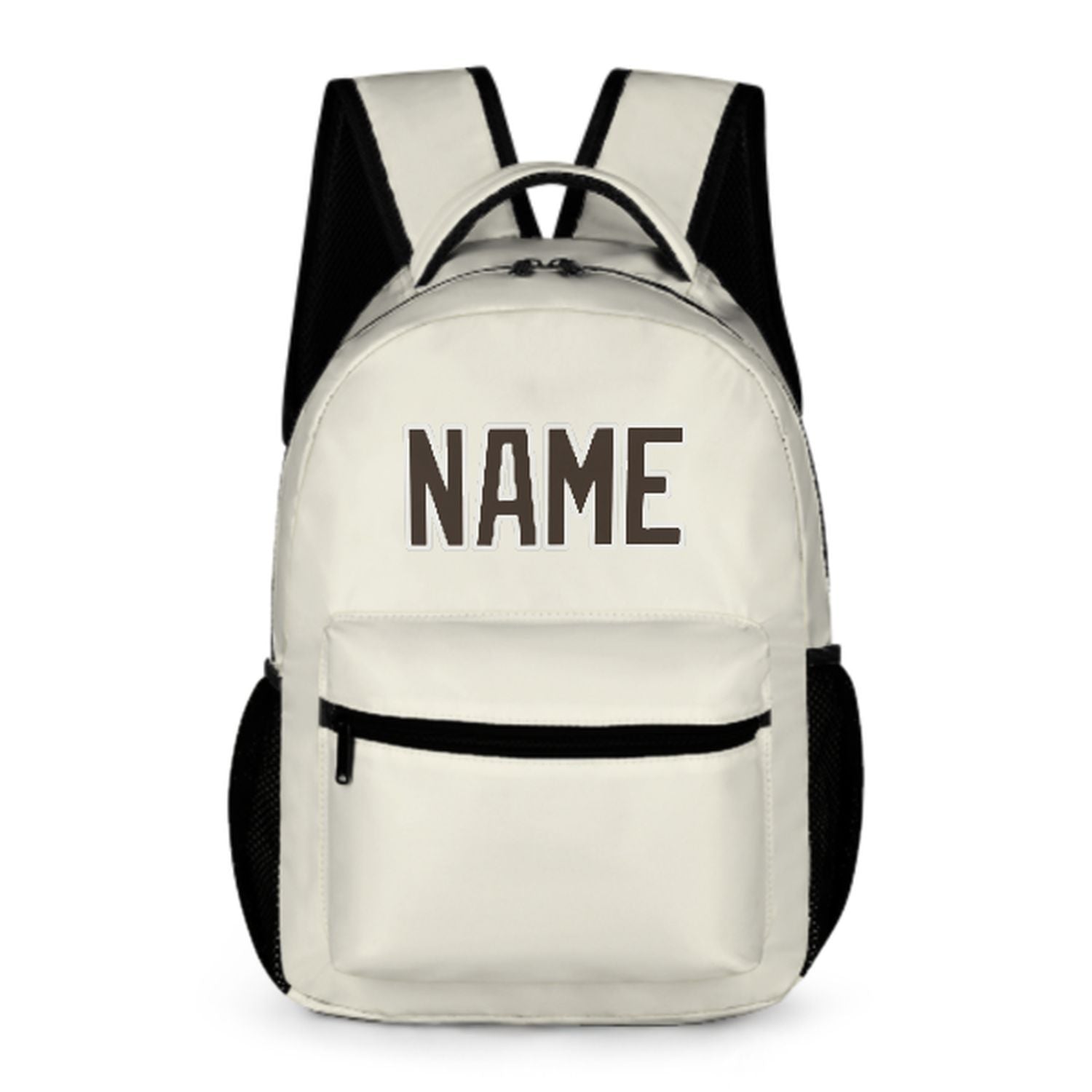 Maßgeschneidertes Beige Braun Kinderrucksack