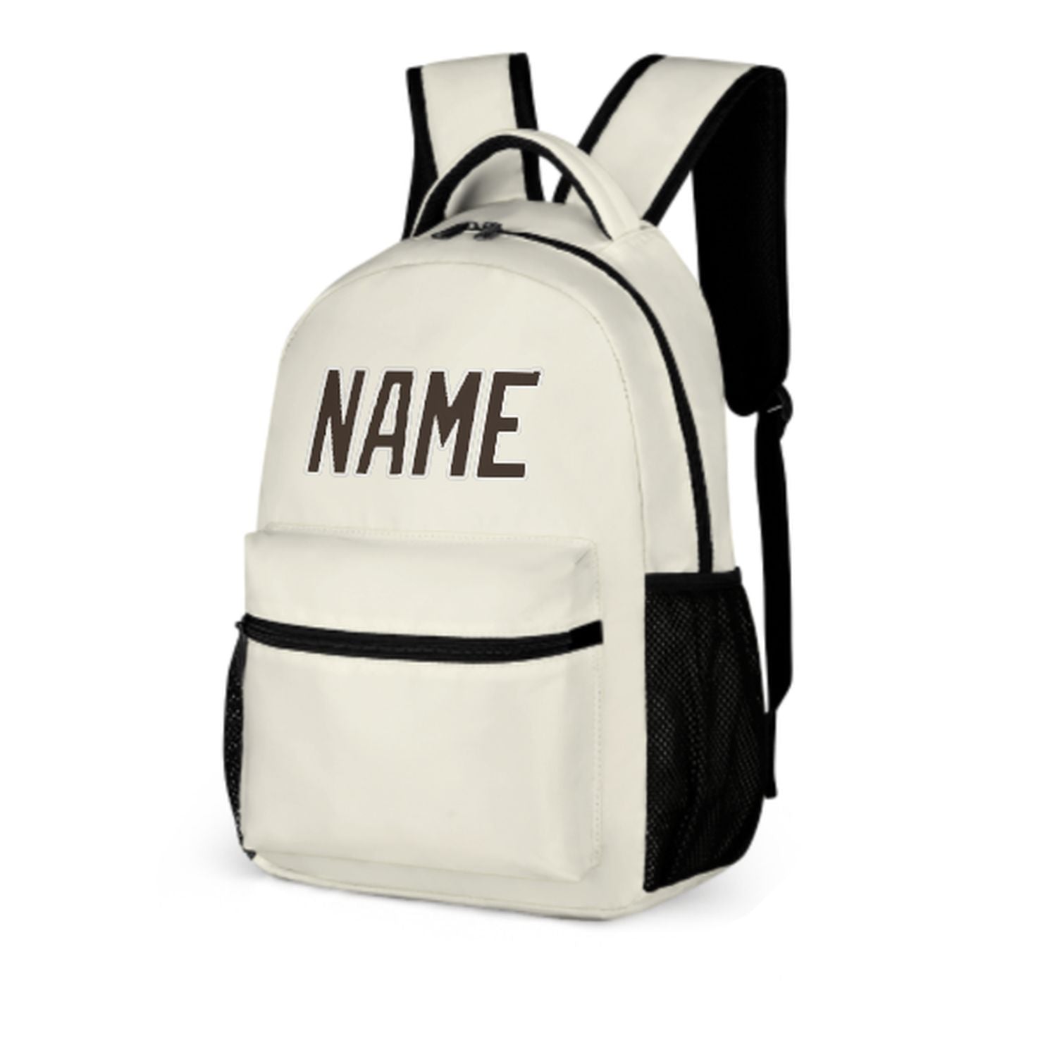 Maßgeschneidertes Beige Braun Kinderrucksack