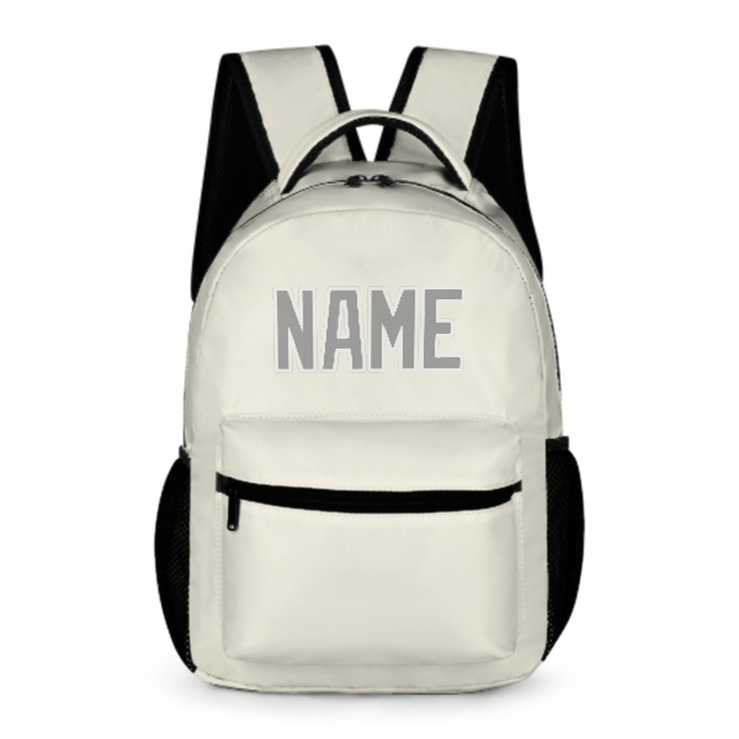 Maßgeschneidertes Beige Grau Kinderrucksack